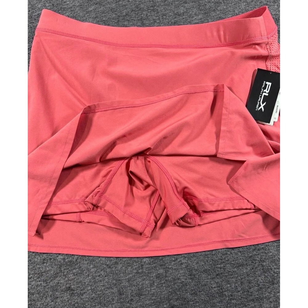 RLX Ralph Lauren Pink Golf Skort Womens Large Wicking Performance Skirt NWT - Picture 5 of 8